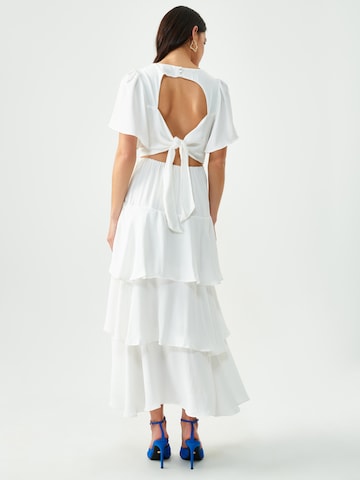 Sável Dress 'VALARIE' in White: back