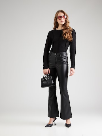 évasé Pantalon TOPSHOP en noir