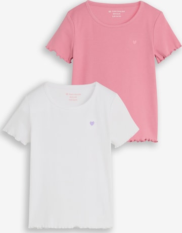 TOM TAILOR - Camisola em rosa: frente