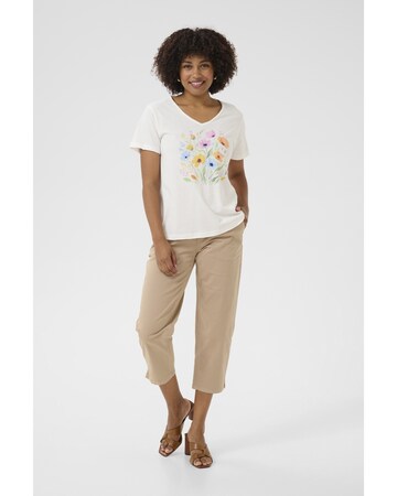 Cream Shirt 'Elvika' in White