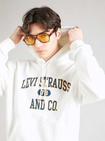 LEVI'S ® - Sudadera 'Relaxed Graphic Hoodie' en blanco