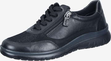 Comfortabel Schnürschuh in Schwarz: Vorderseite