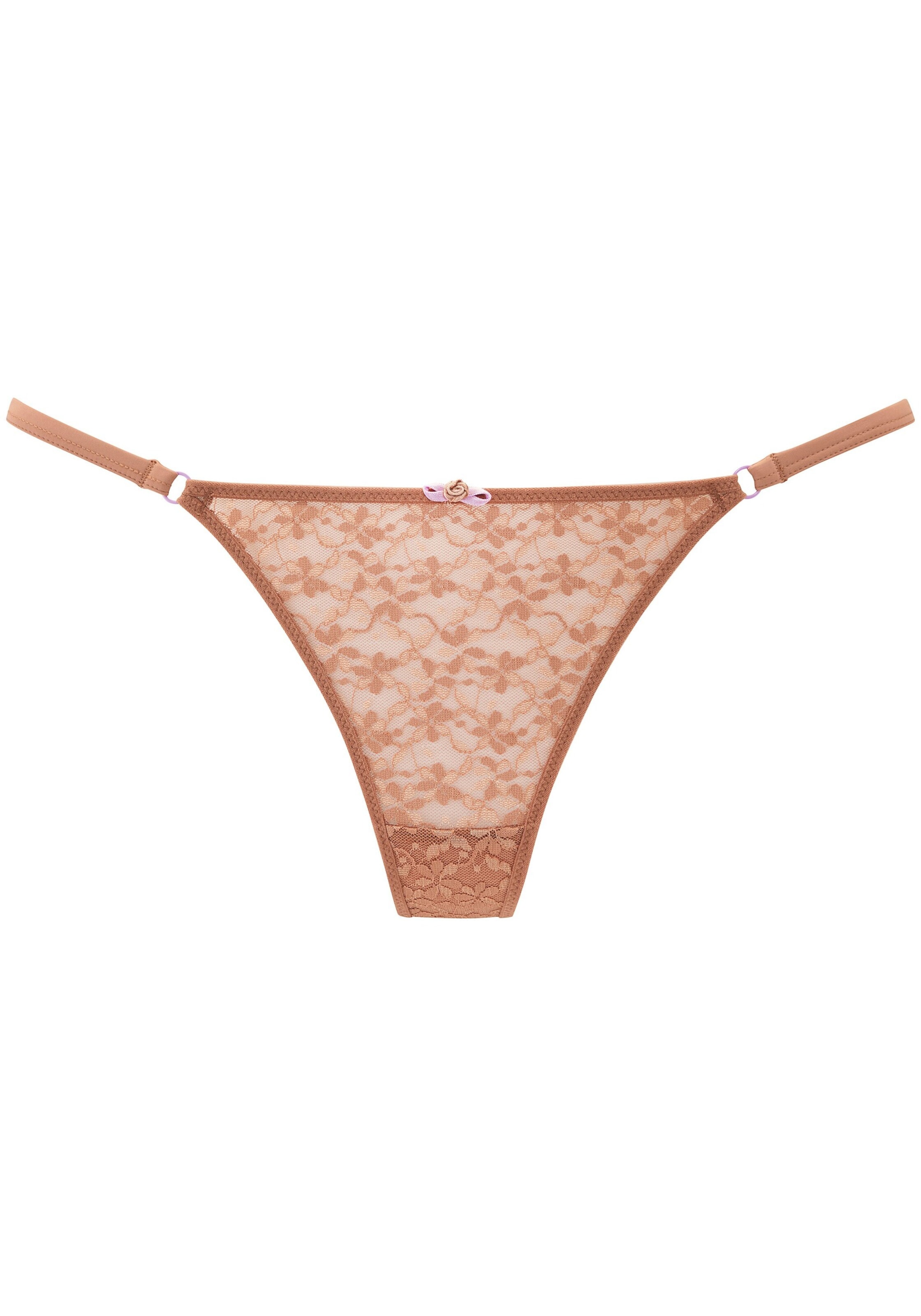 VIVANCE Стринги в размере XS в Цвет мокко, Обзор товара