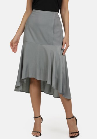 DreiMaster Maritim Skirt in Grey: front