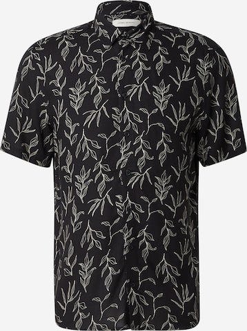Coupe regular Chemise 'BHACE' BLEND en noir : devant