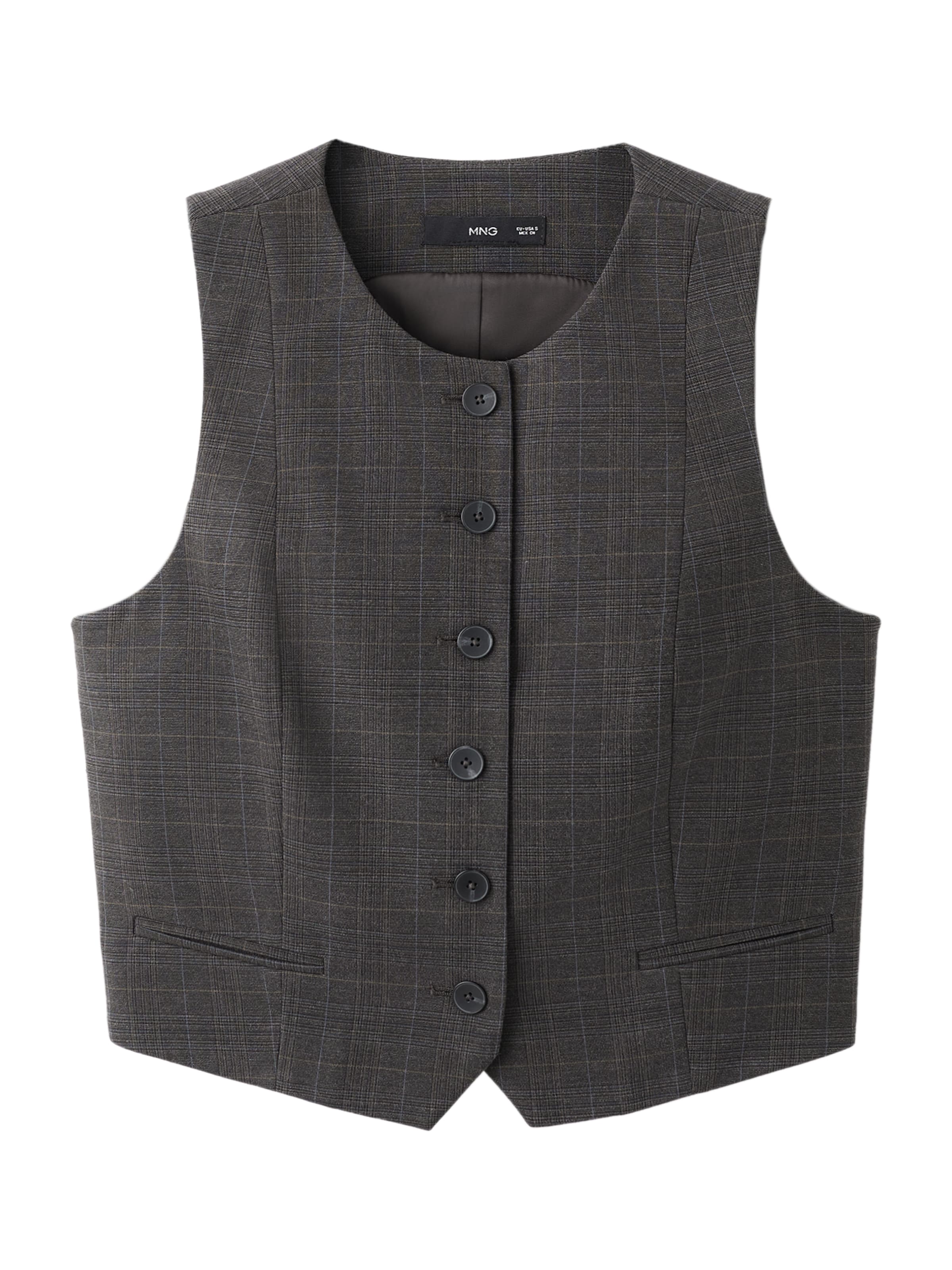 MANGO Vesta k obleku 'Stuard' – šedá: přední strana