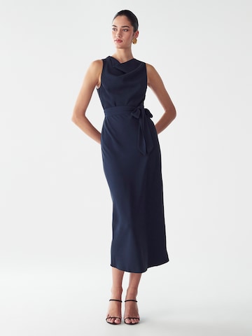 Willa Kleid 'Reane' in Blau: Vorderseite