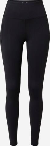 Skinny Pantalon de sport 'Meridian' UNDER ARMOUR en noir : devant