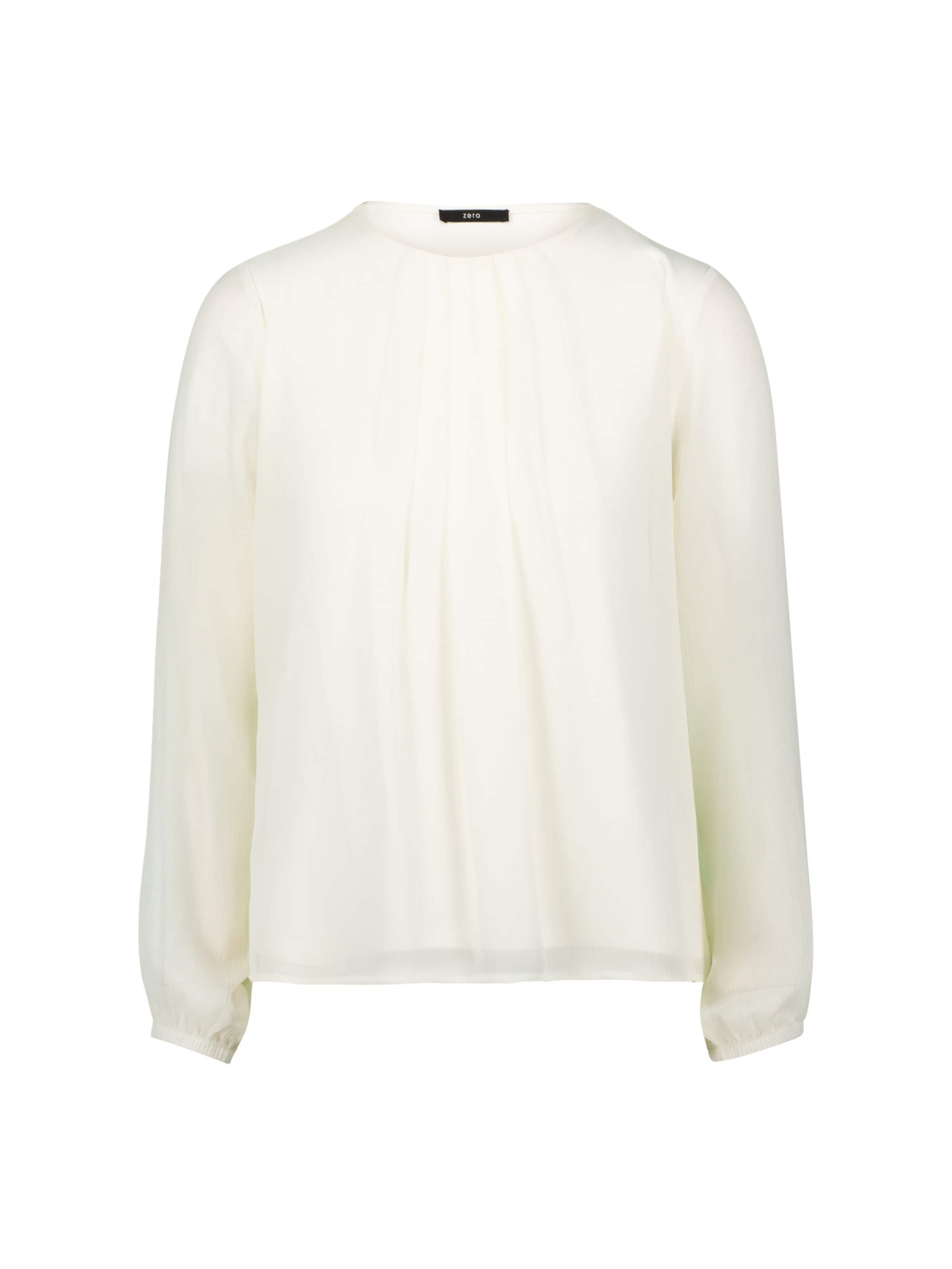 zero Bluse in Weiß: Vorderseite