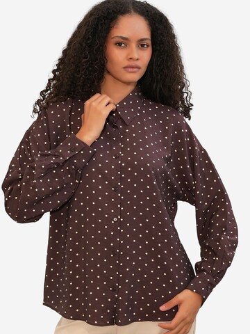 Bigdart - Blusa em castanho