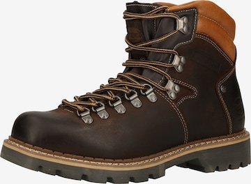 Dockers by Gerli Lace-Up Boots in Brown: front