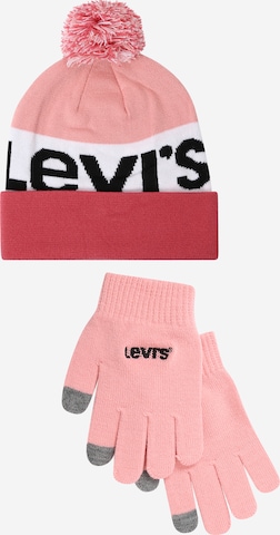 Levi's Kids Set in Pink: front