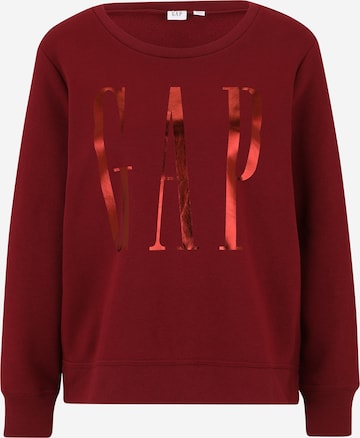 Sweat-shirt Gap Petite en rouge : devant