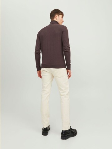 JACK & JONES Sweater in Brown