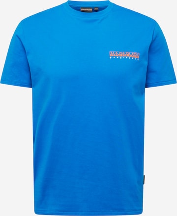T-Shirt 'S-GRAS' NAPAPIJRI en bleu : devant