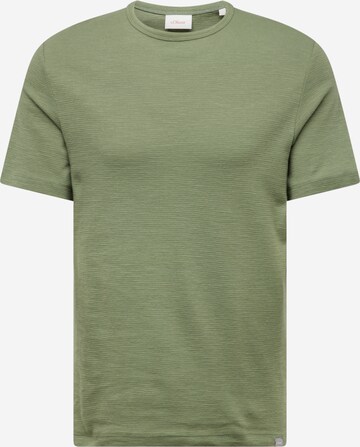 s.Oliver Shirt in Groen: voorkant