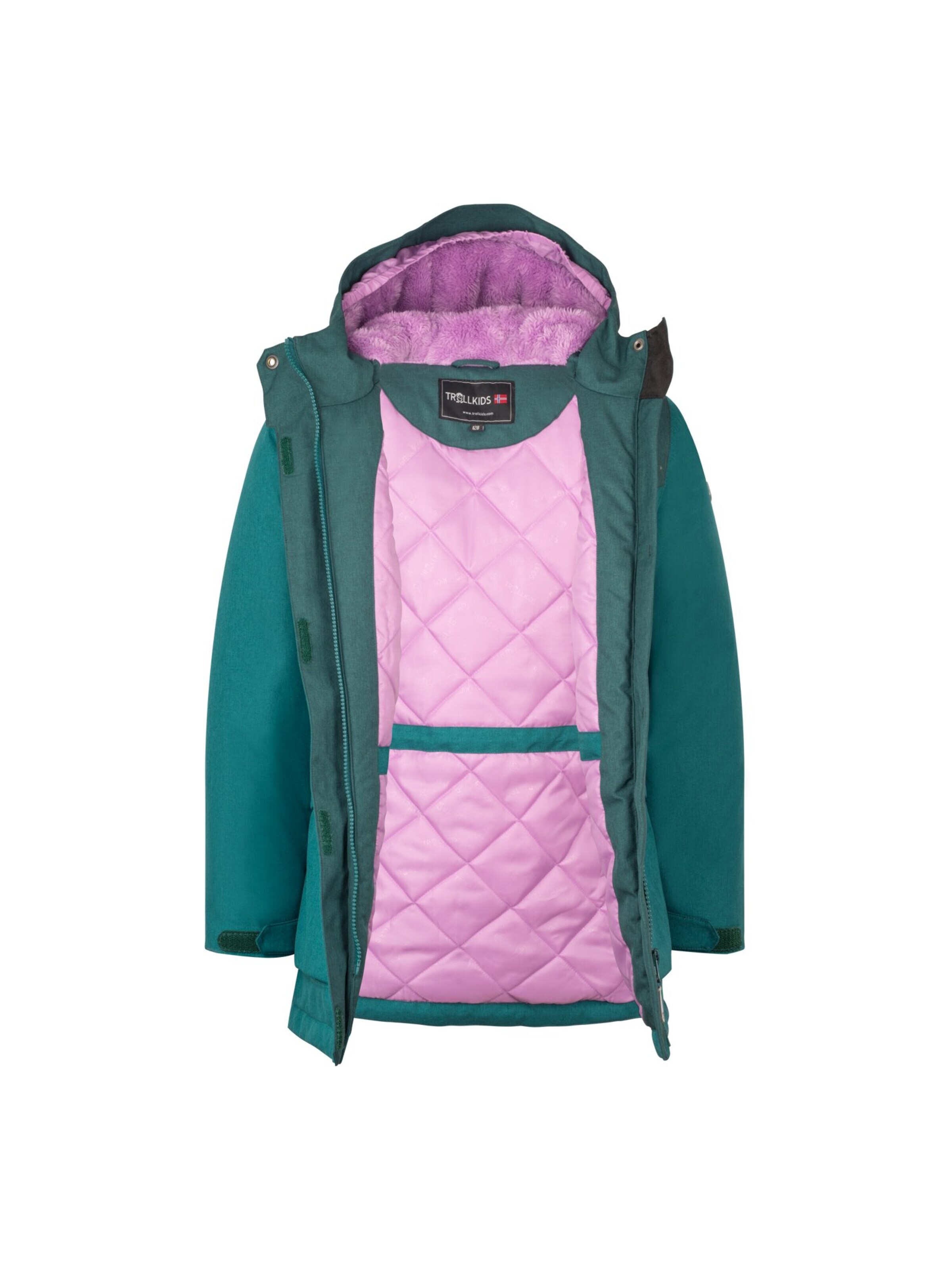 TROLLKIDS Winter Jacket in Green