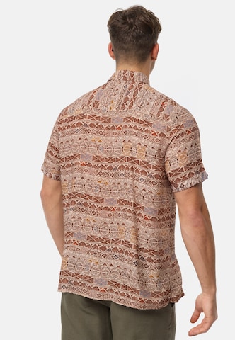 Coupe regular Chemise INDICODE JEANS en marron