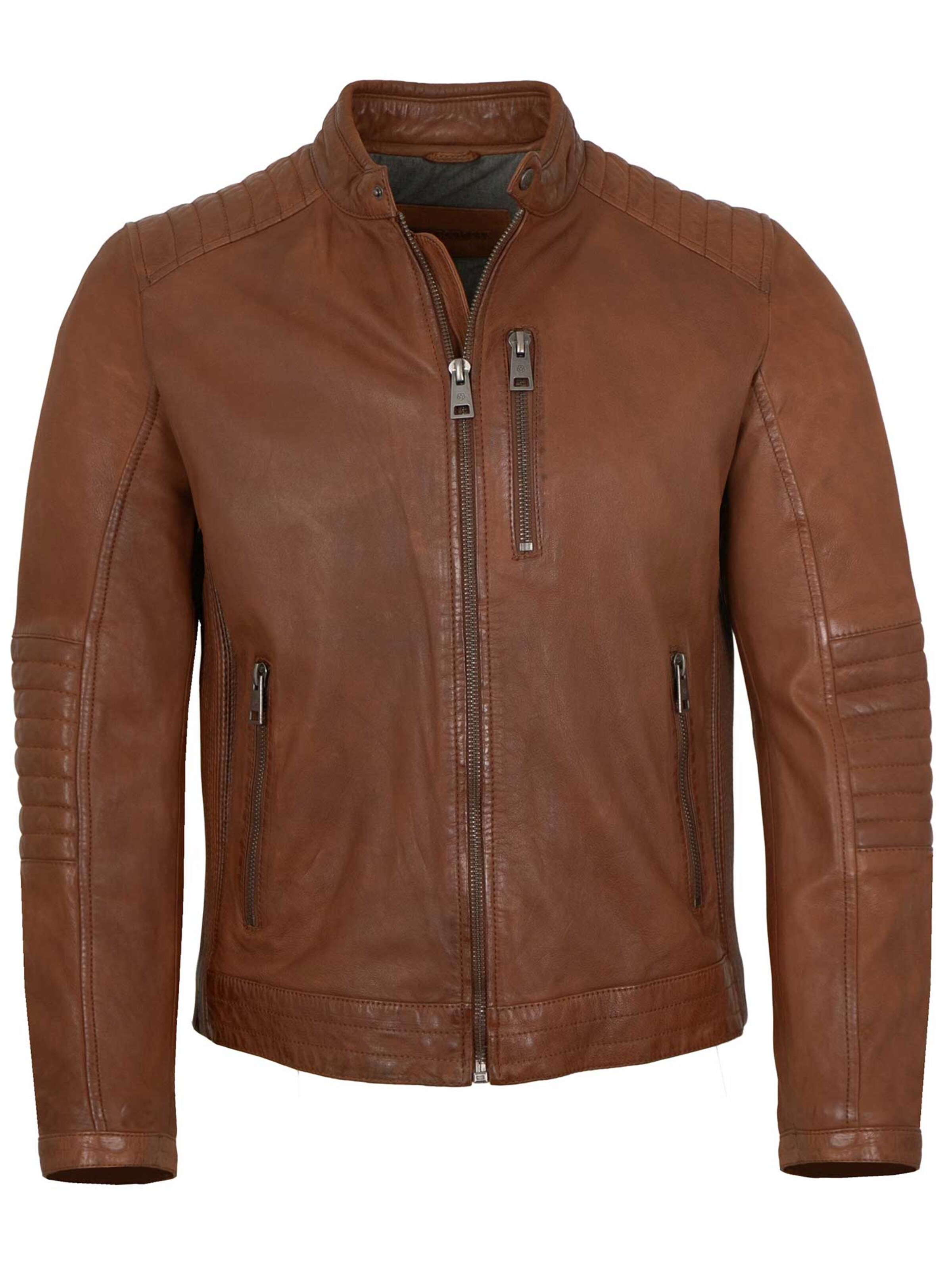 MILESTONE Übergangsjacke 'MSFloriano'‌ in Braun: Vorderseite