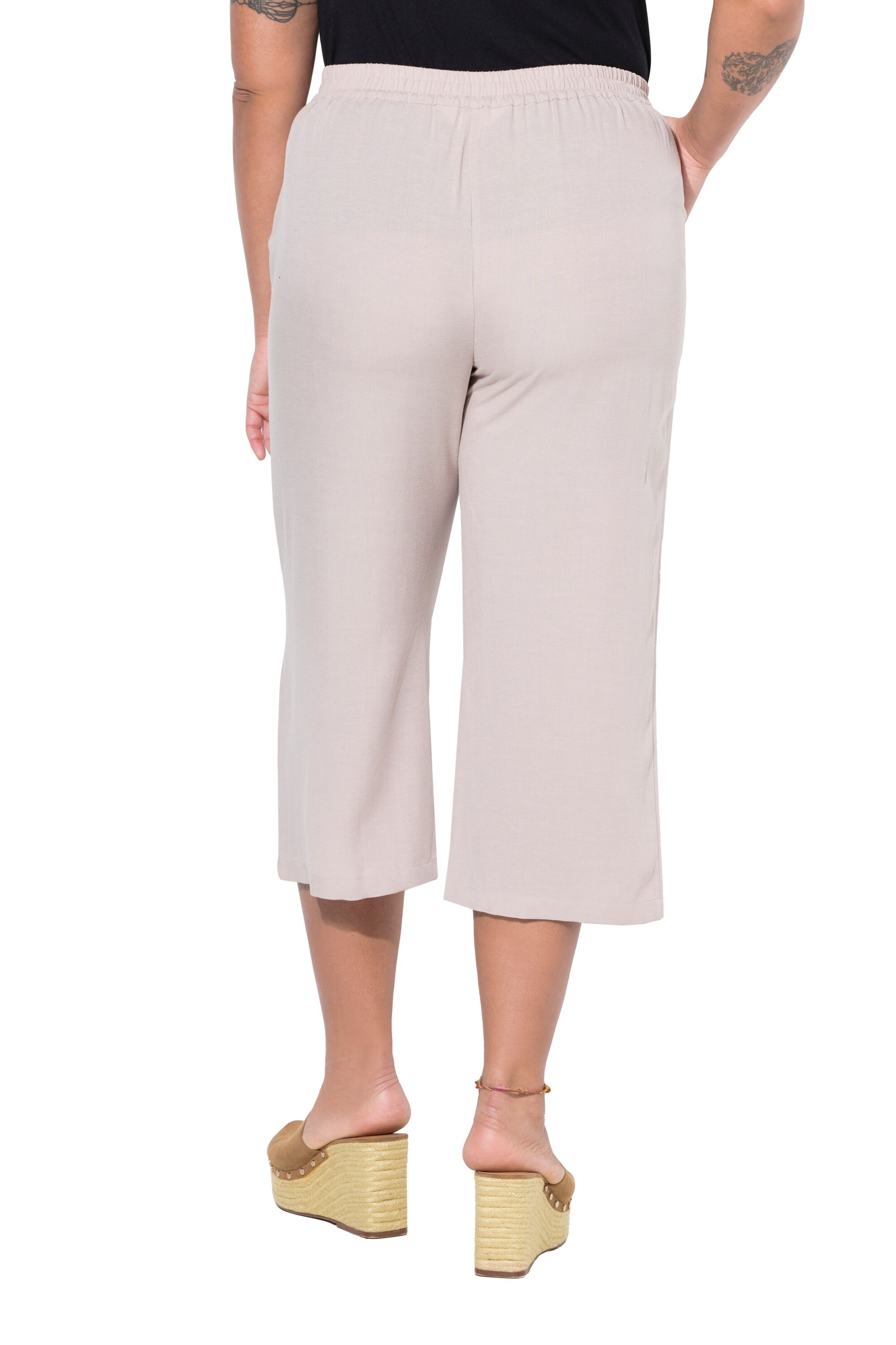 MIAMODA Wide Leg Hose in Beige