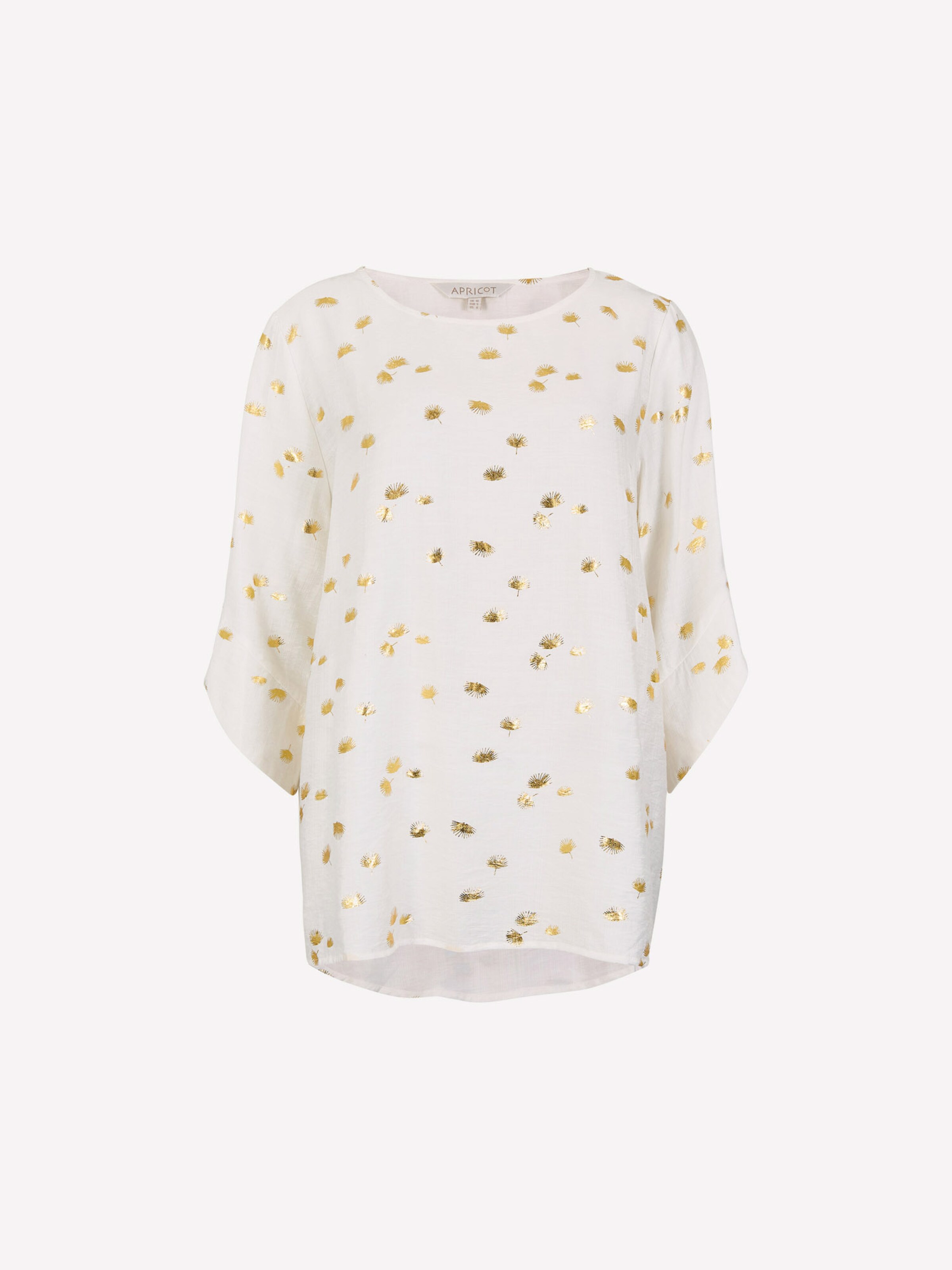 Chemisier ' ' Apricot en blanc