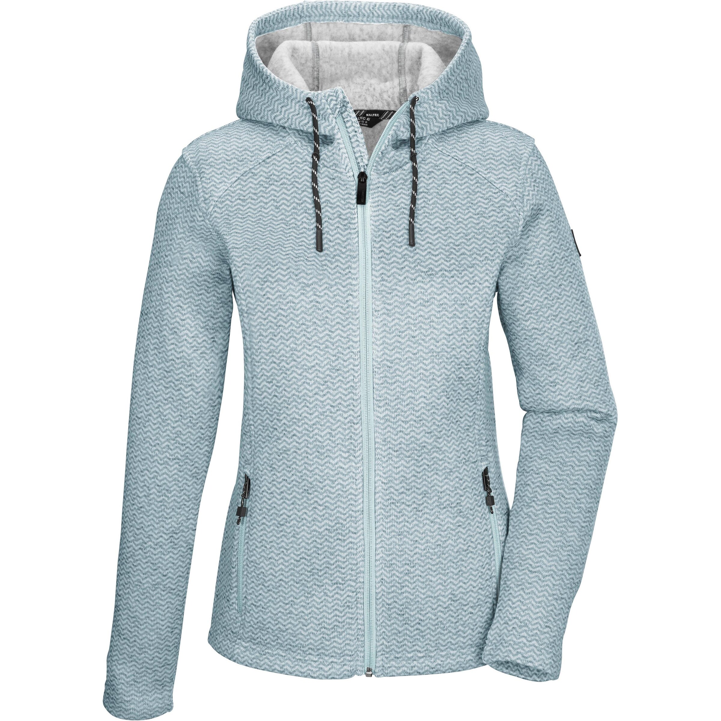 KILLTEC Fleece Jacket 'KOW 5' in Blue: front