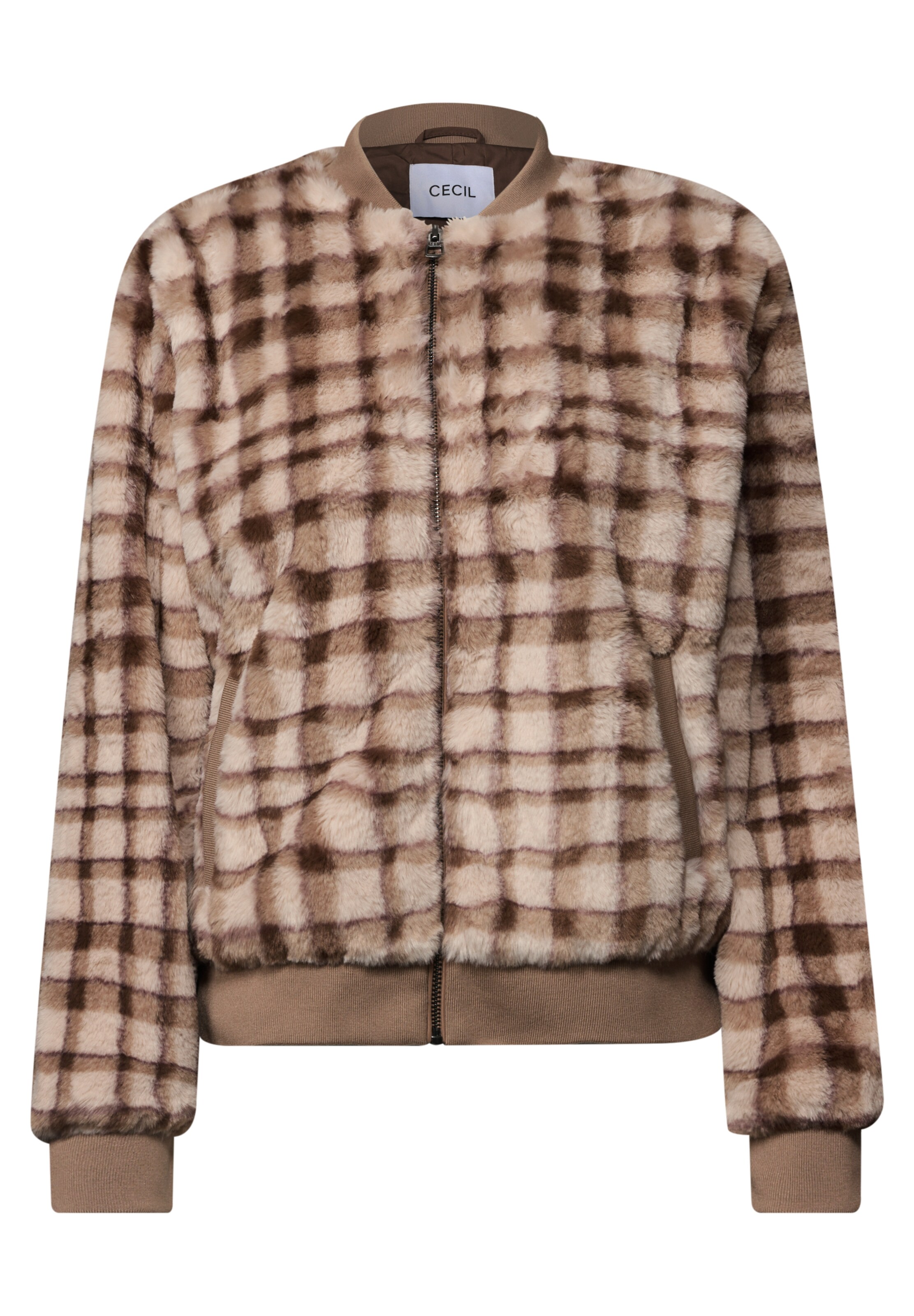 CECIL Between-Season Jacket in XXXL in Beige / Mocha, Item view