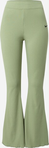 Nike Sportswear Trousers in Green: front