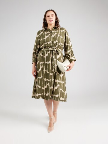 Robe 'CARJUNIA' ONLY Carmakoma en vert : devant