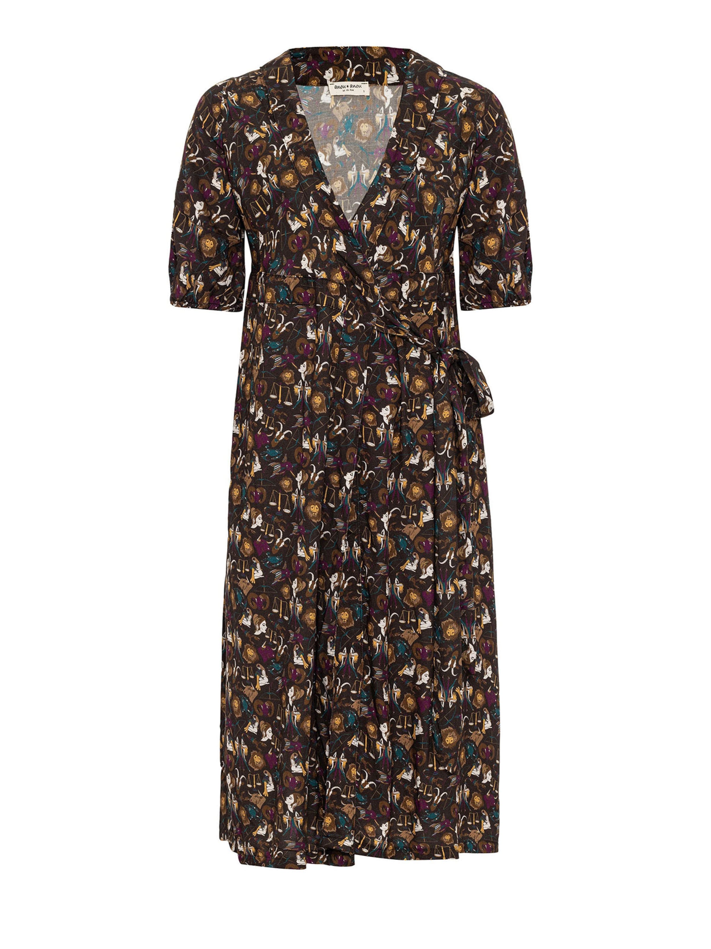 Anou Anou Sukienka w kolorze brązowy: przód