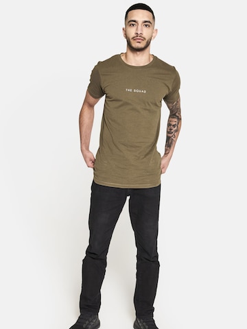 Squad the label T-shirt 'Organic Logo' in Grün