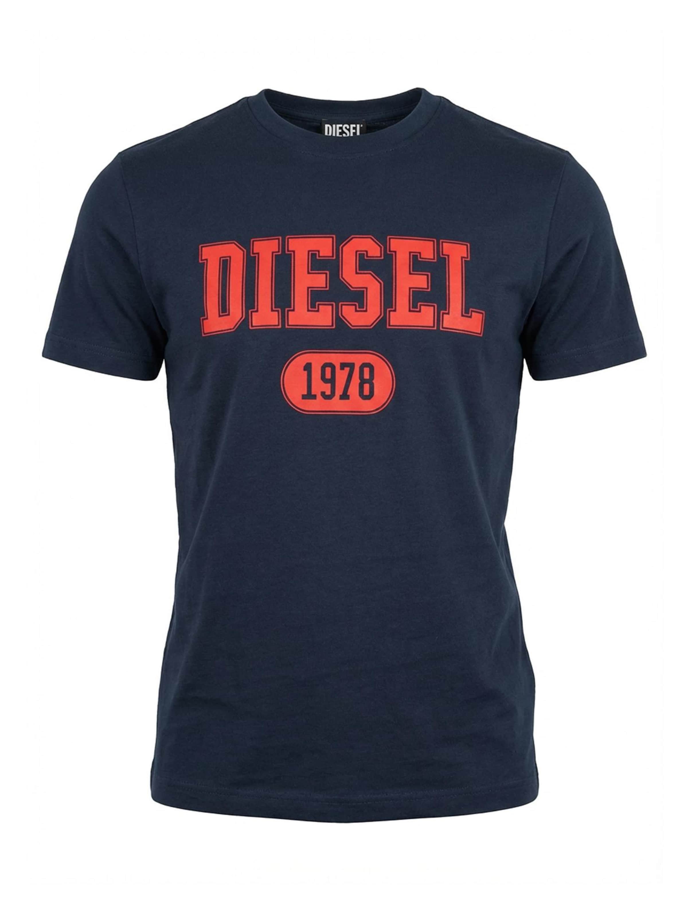 Maglietta 'T-DIEGOR 1-A' di DIESEL in blu: frontale