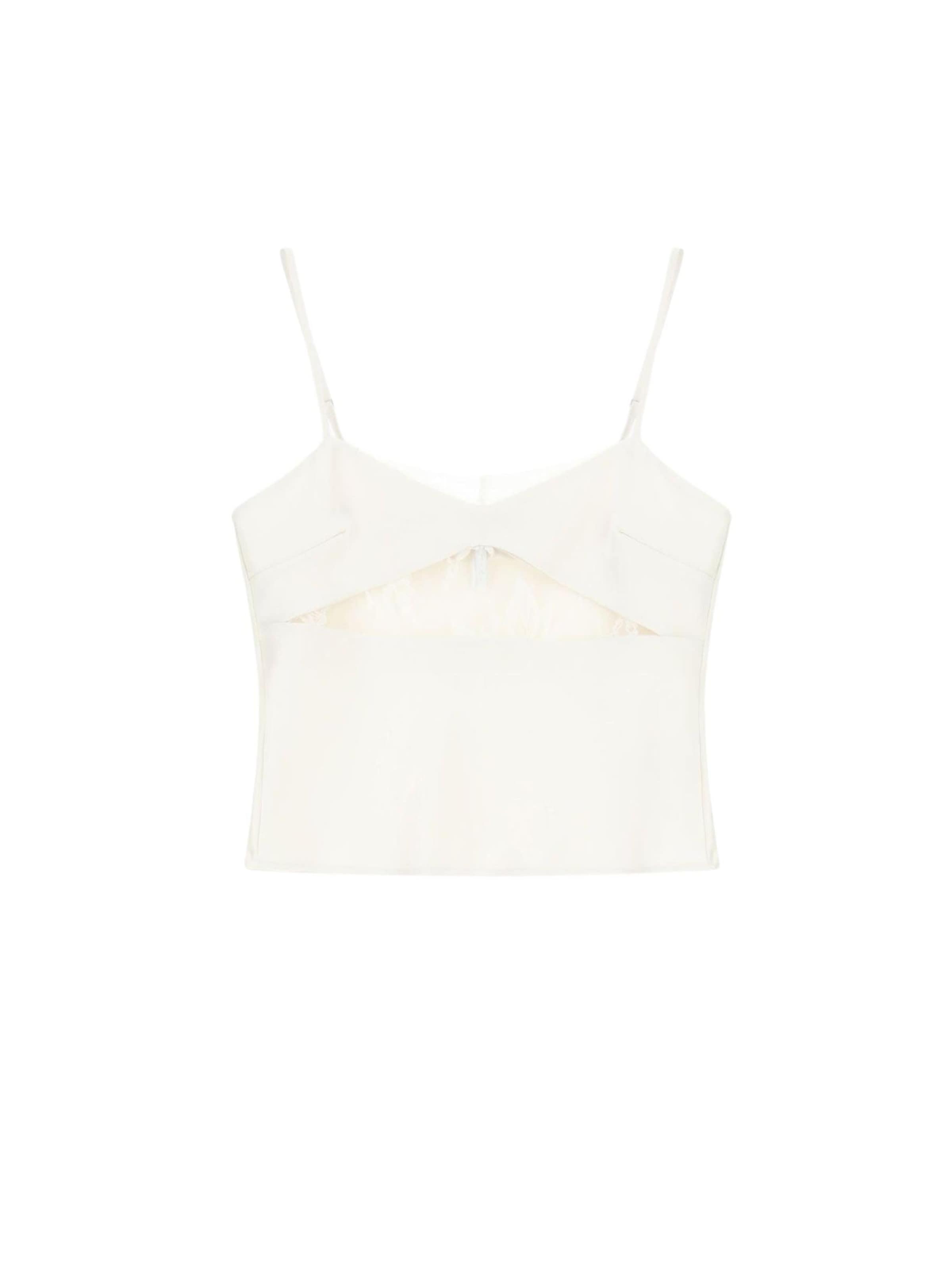 IMPERIAL Top 'IMPERIAL CANOTTA canotta' in White: front
