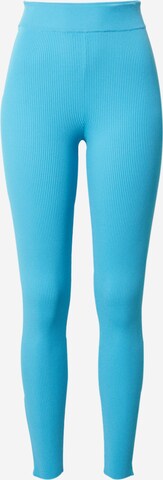 EDITED Skinny Leggings 'Lotte' i blå: framsida