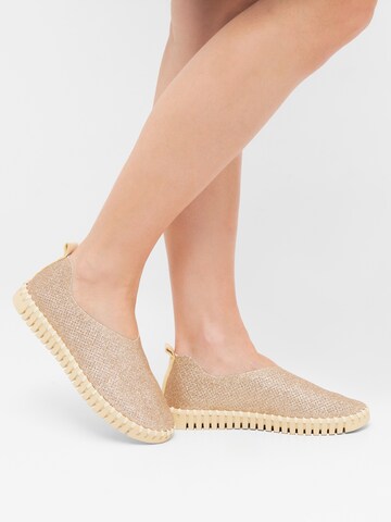 ILSE JACOBSEN Slipper 'TULIP3272G' i guld: forside