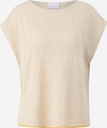 comma casual identity Pullover in Beige: predná strana