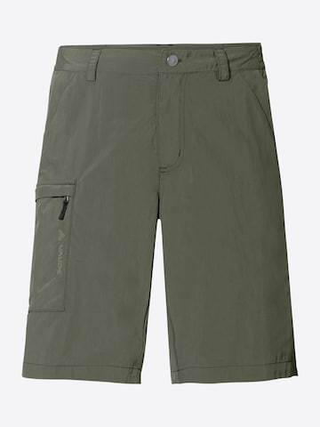 VAUDE Regular Outdoor Pants 'Farley' in Green: front