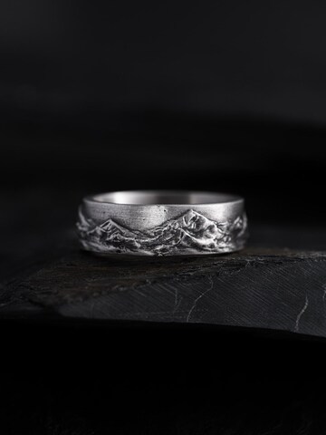 REYTEL Ring 'MOUNTAINS' in Zilver