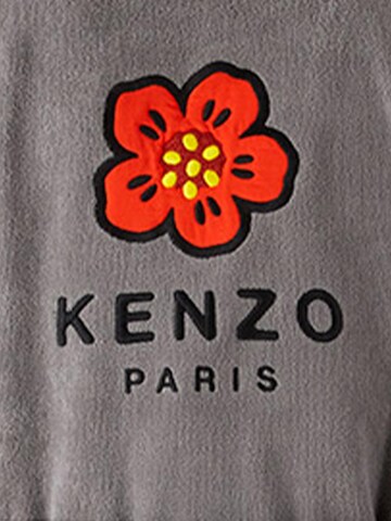 KENZO Long Bathrobe 'KBOKE' in Grey
