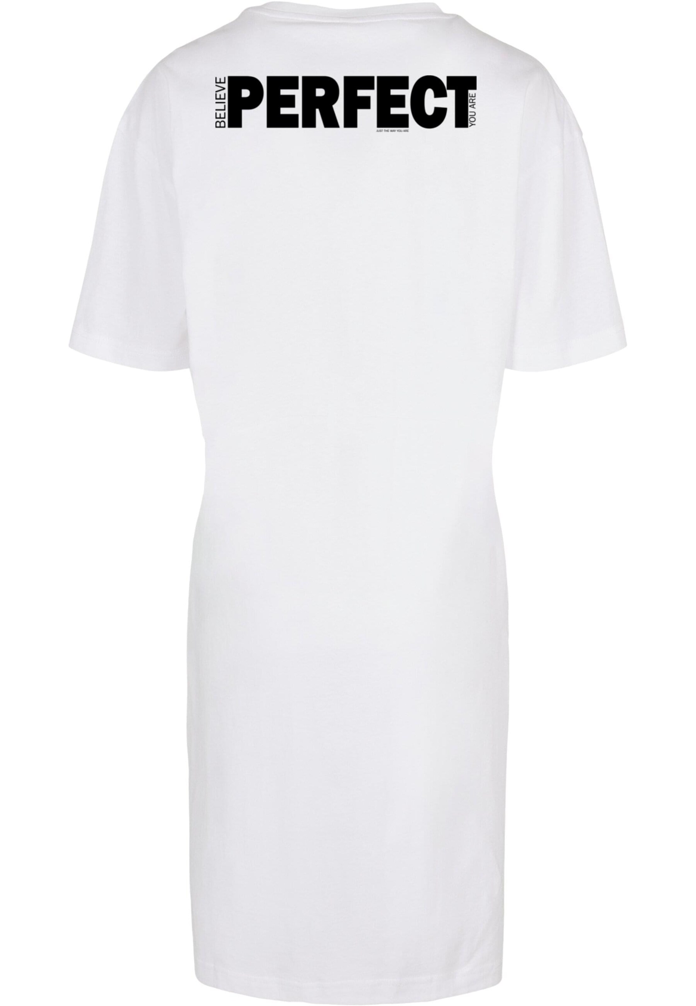 Merchcode Jurk 'Believe' in Wit