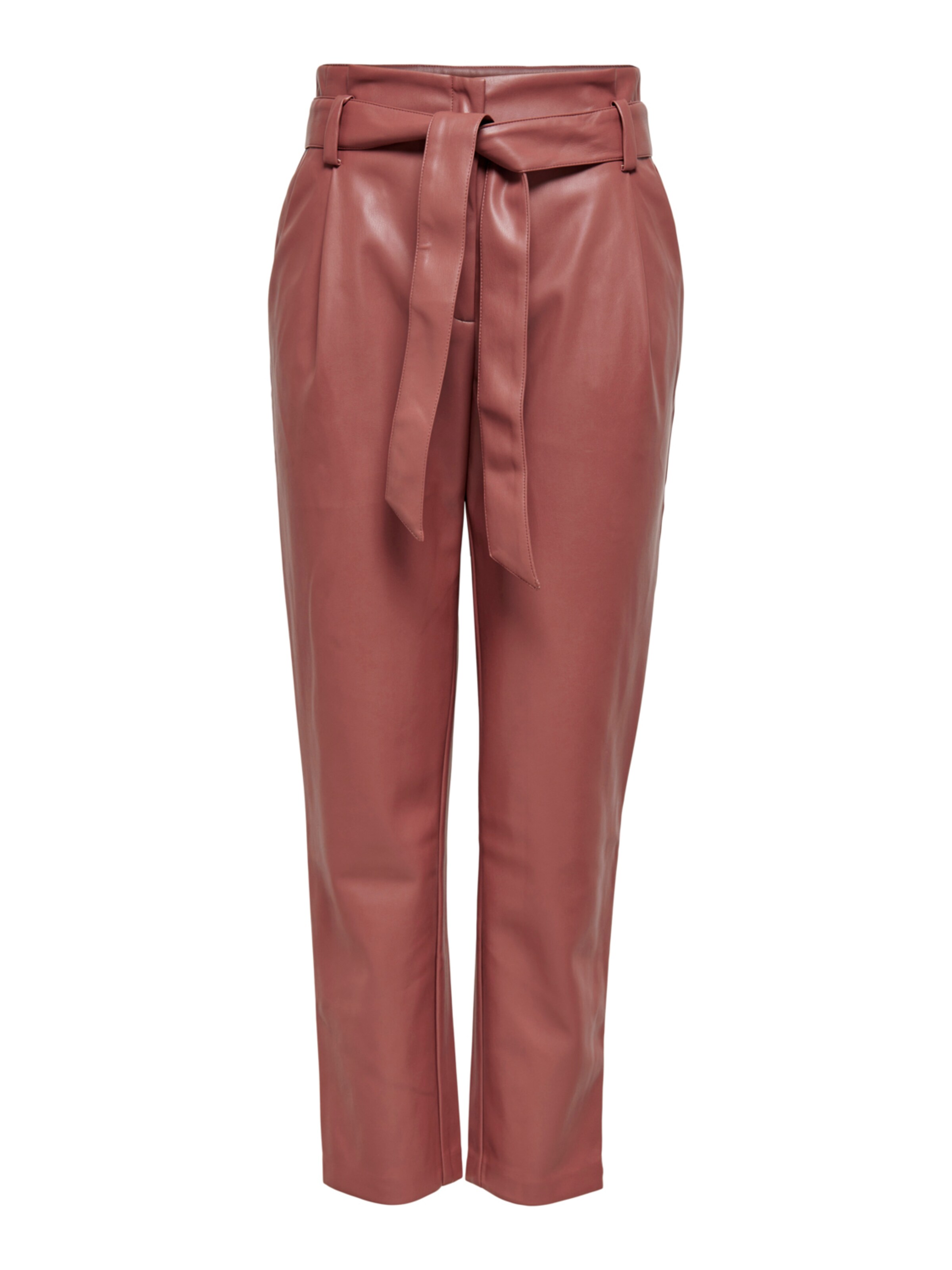Abbigliamento Pantaloni ONLY Pantaloni con pieghe Dionne in Rosso Pastello 
