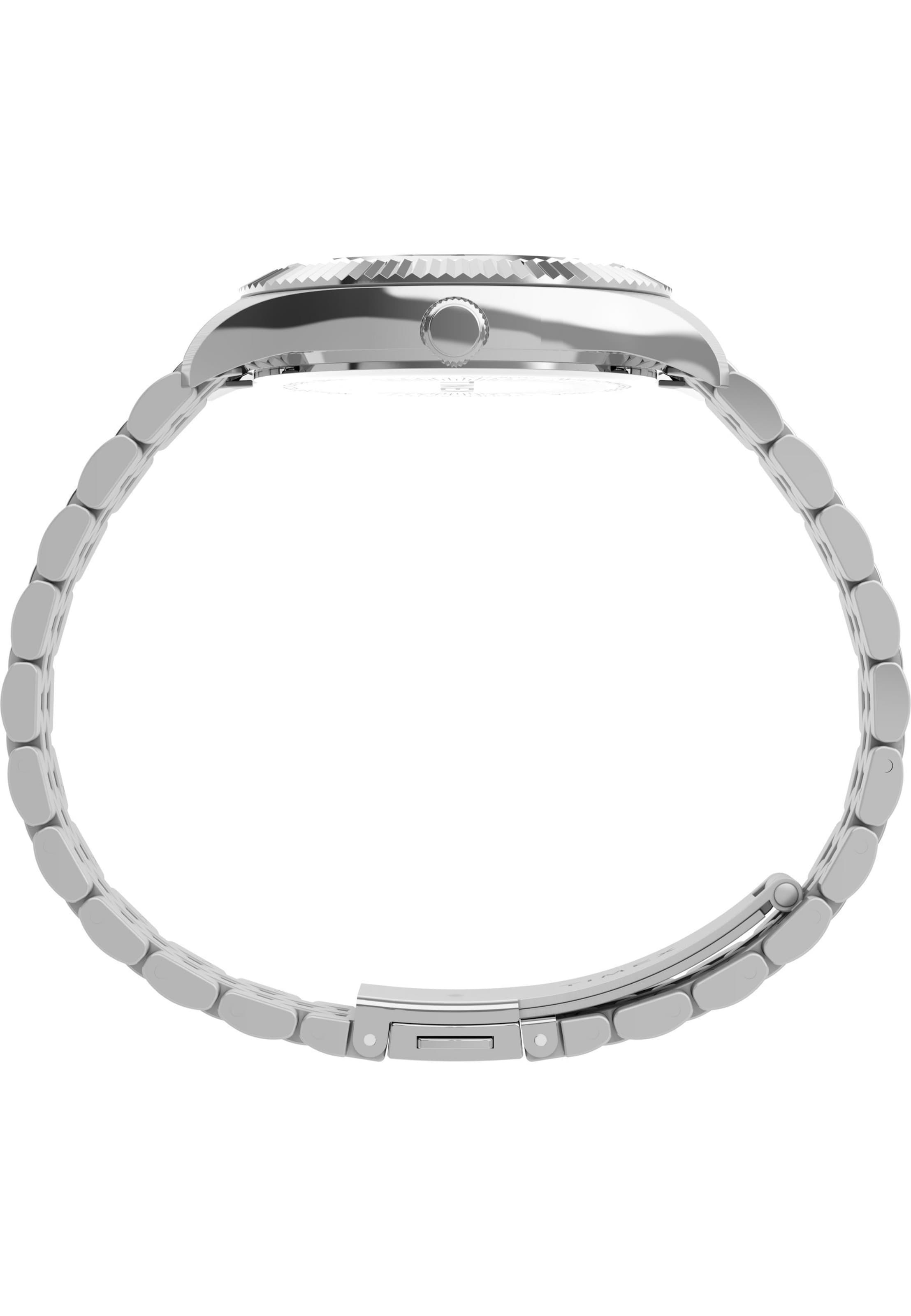 Montre à affichage analogique TIMEX en argent