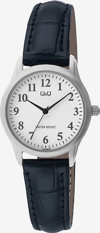 Montre à affichage analogique 'Klassisch' Q&Q en noir : devant