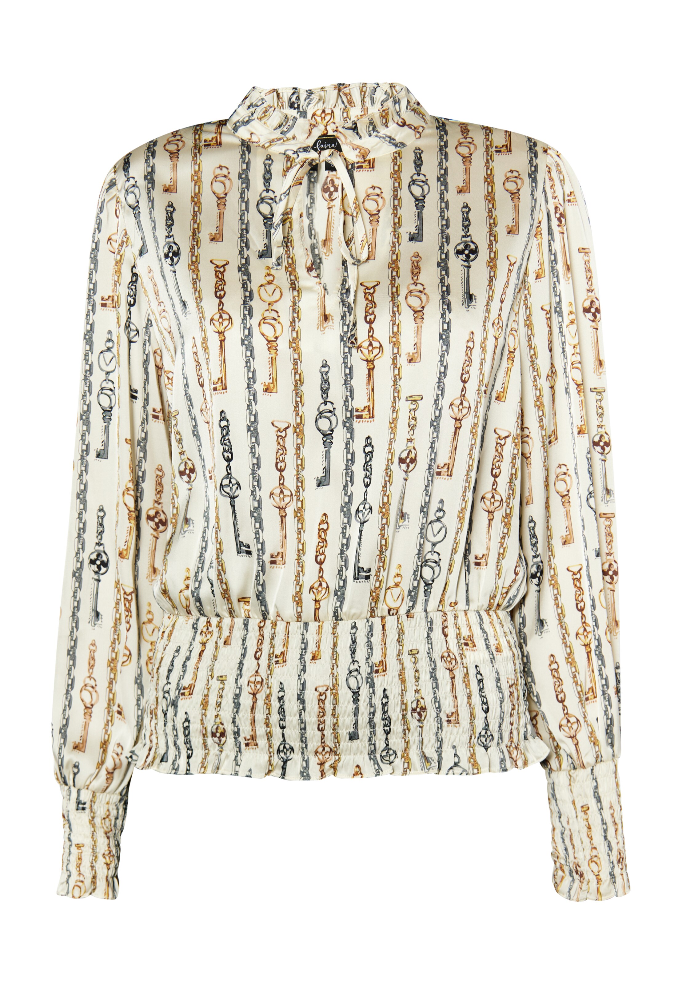 faina Bluse in Mischfarben: Vorderseite