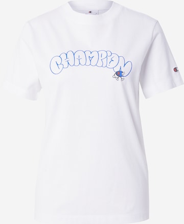 T-shirt Champion Authentic Athletic Apparel en blanc : devant