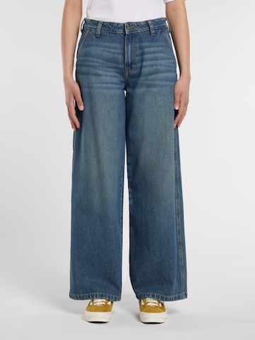 Wide Leg Jean 'Hilham' DICKIES en bleu : devant