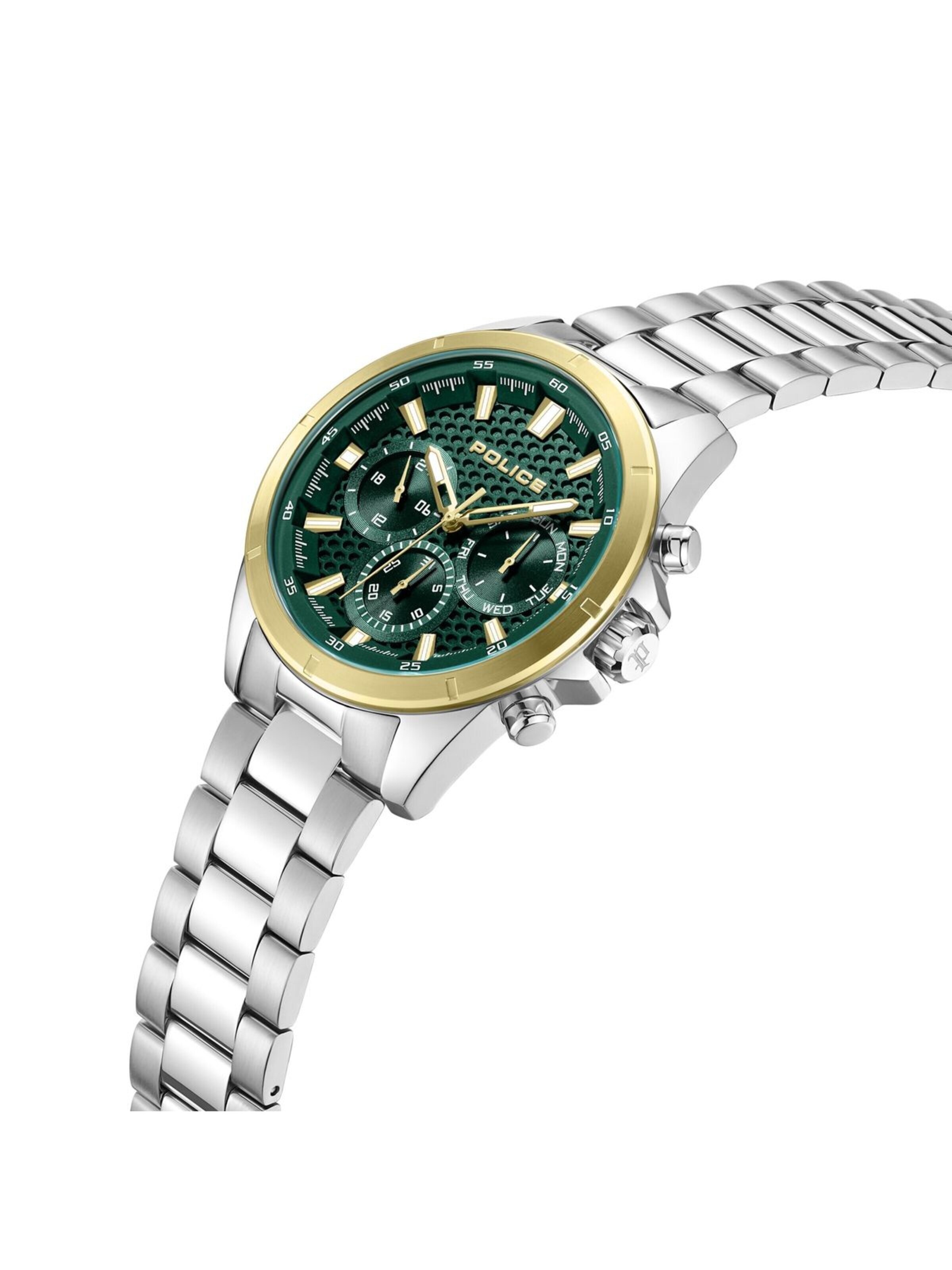Montre à affichage analogique POLICE en vert