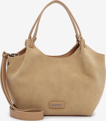 Emily & Noah Shopper 'Jeanna' in Beige: Vorderseite