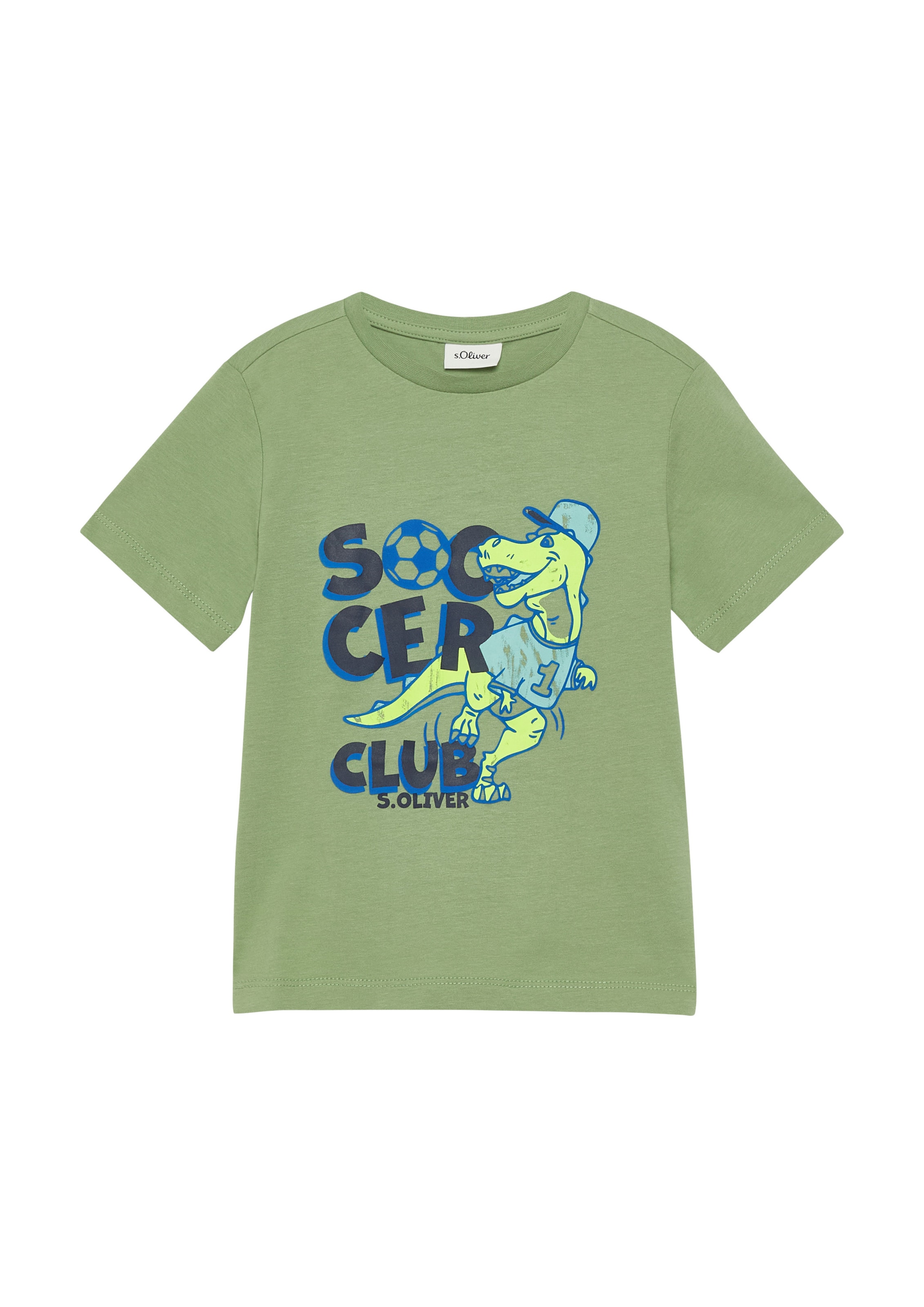 T-Shirt s.Oliver en vert : devant