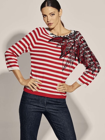 MADELEINE Trui in Rood: voorkant